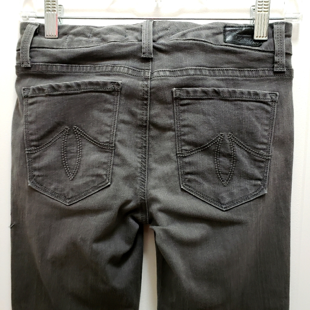 Level 99 Grey Super Skinny Stretch Jegging Jeans